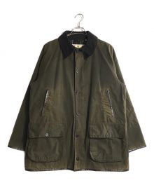 Barbour（バブアー）の古着「ロングバースト ワックス コットン ジャケット」｜カーキ