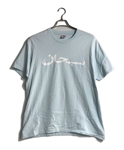 SUPREME（シュプリーム）Supreme (シュプリーム) アラビアロゴTシャツ ブルー サイズ:Mの古着・服飾アイテム