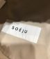 中古・古着 SOEJU (ソージュ) ソフトオックスドロストパンツ ベージュ サイズ:M：5000円