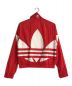 adidas (アディダス) ビッグ トレフォイル トラック ジャケット レッド サイズ:XS：5000円