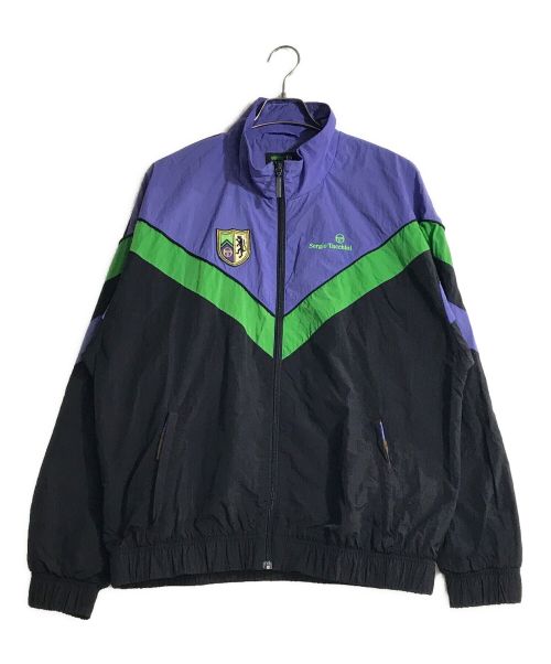 Sergio Tacchini（セルジオタッキーニ）Sergio Tacchini (セルジオタッキーニ) A$AP NAST (エイサップ ナスト) ナイロントラックジャケット ブラック サイズ:Lの古着・服飾アイテム