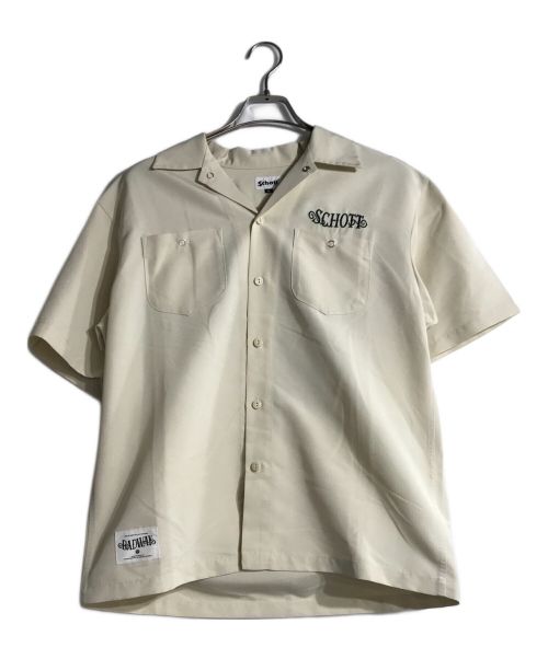 Schott（ショット）Schott (ショット) BAD WAY (バッドウェイ) ワークシャツ ベージュ サイズ:Mの古着・服飾アイテム