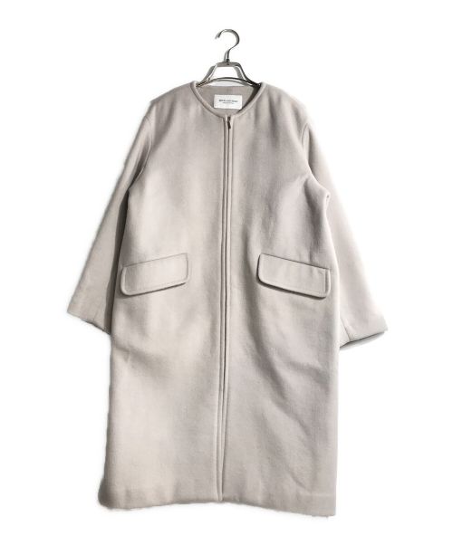 Spick and Span（スピックアンドスパン）Spick and Span (スピックアンドスパン) ビーバーフロントZIPコート グレー サイズ:36の古着・服飾アイテム