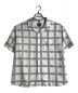 stussy（ステューシー）の古着「HAND DRAWN PLAID SHIRT/ハンド ドローイング プレイド チェック シャツ」｜ホワイト