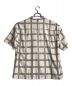 stussy (ステューシー) HAND DRAWN PLAID SHIRT/ハンド ドローイング プレイド チェック シャツ ホワイト サイズ:L：6000円