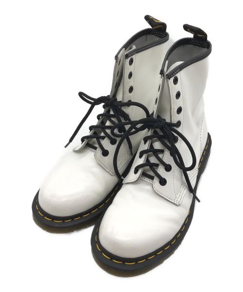 Dr.Martens（ドクターマーチン）Dr.Martens (ドクターマーチン) 8ホールブーツ ホワイト サイズ:UK7の古着・服飾アイテム