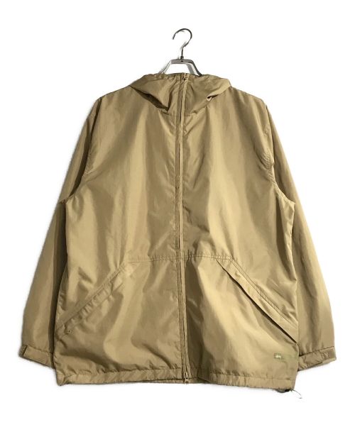 OLD STUSSY（オールドステューシー）OLD STUSSY (オールドステューシー) ナイロンフーデッドジャケット ベージュ サイズ:Mの古着・服飾アイテム