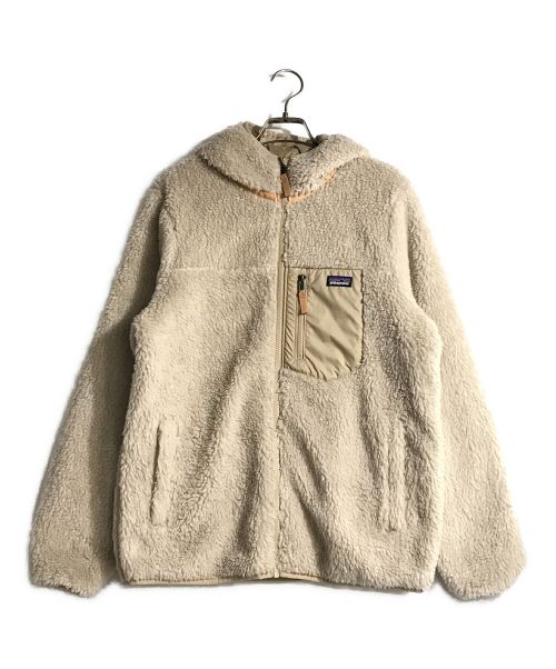 Patagonia（パタゴニア）Patagonia (パタゴニア) キッズ・リバーシブル・レディ・フレディ・フーディ アイボリー サイズ:XXL(16-18)の古着・服飾アイテム