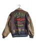 GUESS (ゲス) レザースタジャン パープル×ベージュ サイズ:不明：9800円