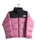 THE NORTH FACE（ザ ノース フェイス）の古着「ショートヌプシジャケット」｜ピンク×ブラック