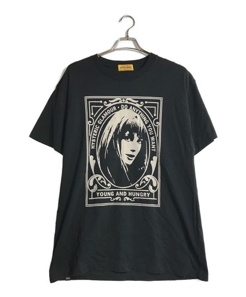 Hysteric Glamour（ヒステリックグラマー）Hysteric Glamour (ヒステリックグラマー) PUB MIRROR オーバーサイズTシャツ ブラック サイズ:FREEの古着・服飾アイテム