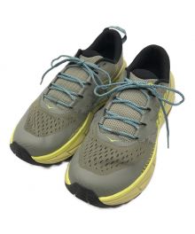 HOKAONEONE（ホカオネオネ）の古着「ローカットスニーカー」｜グレー×イエロー