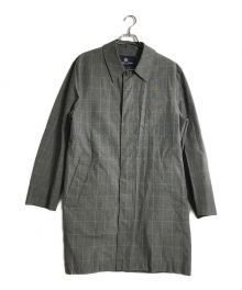 Aquascutum（アクアスキュータム）の古着「コットンステンカラーコート」｜グレー