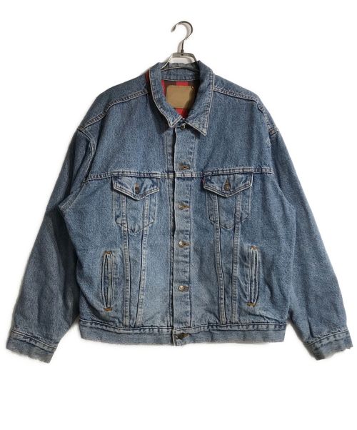 LEVI'S（リーバイス）LEVI'S (リーバイス) 裏地フランネル デニムジャケット インディゴ サイズ:不明の古着・服飾アイテム