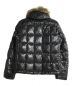 MONCLER (モンクレール) コヨーテファー付きダウンジャケット ブラック サイズ:3：29800円