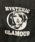 中古・古着 Hysteric Glamour (ヒステリックグラマー) スタッズ付きブラックスリムストレッチデニムパンツ ブラック サイズ:81cm (W32)：9000円