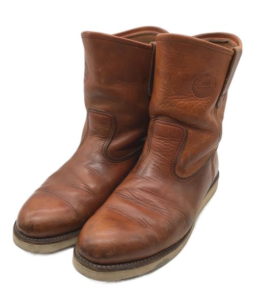 RED WING（レッドウィング）RED WING (レッドウィング) ペコスブーツ ブラウン サイズ:9 1/2の古着・服飾アイテム