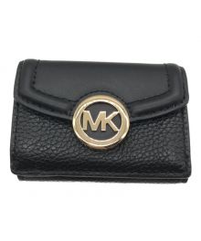 MICHAEL KORS（マイケルコース）の古着「3つ折り財布」｜ブラック