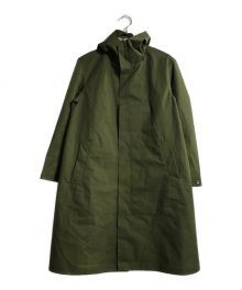 DESCENTE ALLTERRAIN（デザイント オルテライン）の古着「ウールミックス2.5Lオーバーフーデッドコート」｜カーキ