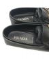 中古・古着 PRADA (プラダ) ドライビングシューズ ブラック サイズ:9：20000円