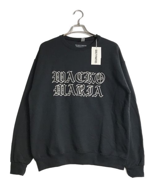 WACKO MARIA（ワコマリア）WACKO MARIA (ワコマリア) JERZEES (ジャージーズ) クルーネックスウェット ブラック サイズ:Lの古着・服飾アイテム