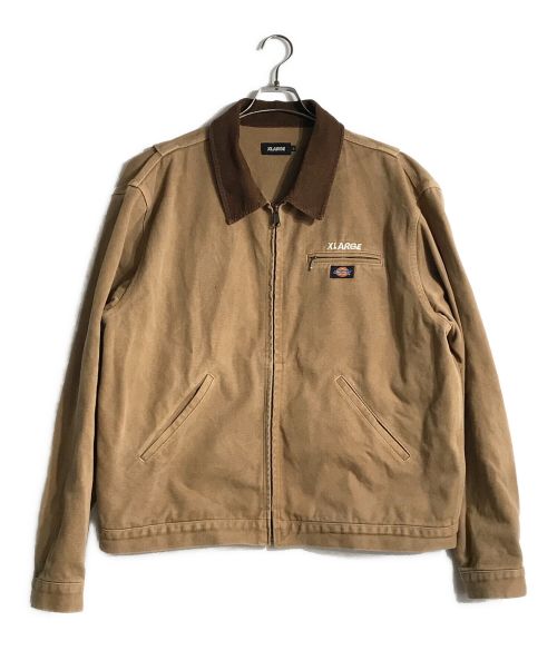 X-LARGE（エクストララージ）X-LARGE (エクストララージ) Dickies (ディッキーズ) ワークジャケット ブラウン サイズ:XLの古着・服飾アイテム