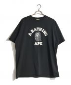 A BATHING APEアベイシングエイプ）の古着「プリントTシャツ」｜ブラック