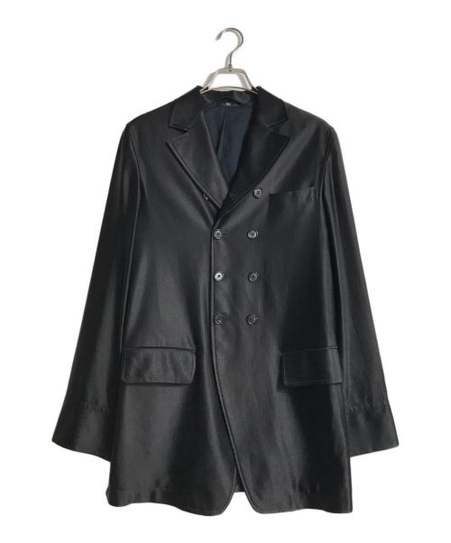 ANN DEMEULEMEESTER（アンドゥムルメステール）ANN DEMEULEMEESTER (アンドゥムルメステール) ダブルジャケット/ダブルコート ブラック サイズ:XXSの古着・服飾アイテム