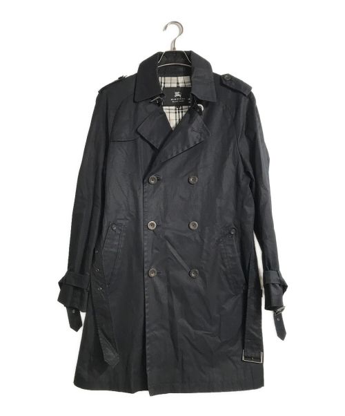 BURBERRY BLACK LABEL（バーバリーブラックレーベル）BURBERRY BLACK LABEL (バーバリーブラックレーベル) トレンチコート ブラック サイズ:Mの古着・服飾アイテム