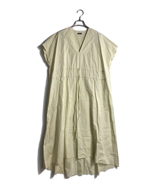 JIL SANDER NAVY（ジルサンダー ネイビー）JIL SANDER NAVY (ジルサンダー ネイビー) Vネックワンピース アイボリー サイズ:36の古着・服飾アイテム