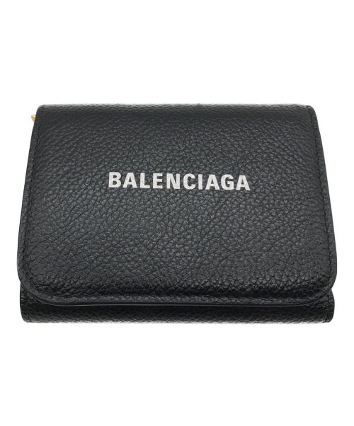 BALENCIAGA（バレンシアガ）BALENCIAGA (バレンシアガ) キャッシュ ジップ ミニ ウォレット ブラックの古着・服飾アイテム