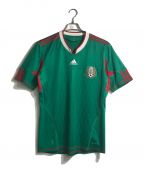 adidasアディダス）の古着「メキシコ代表 2010 ホームレプリカ半袖ジャージー/ゲームシャツ」｜グリーン