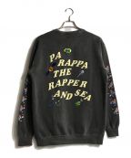 WIND AND SEA×PARAPPA THE RAPPERウィンド アンド シー×パラッパラッパー）の古着「クルーネックスウェット」｜グレー