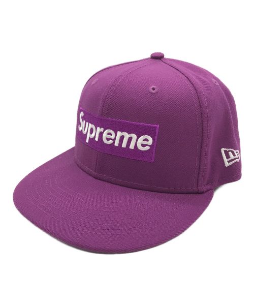 SUPREME（シュプリーム）Supreme (シュプリーム) New Era (ニューエラ) キャップ パープル サイズ:7　1/2　（59.6ｃｍ）の古着・服飾アイテム