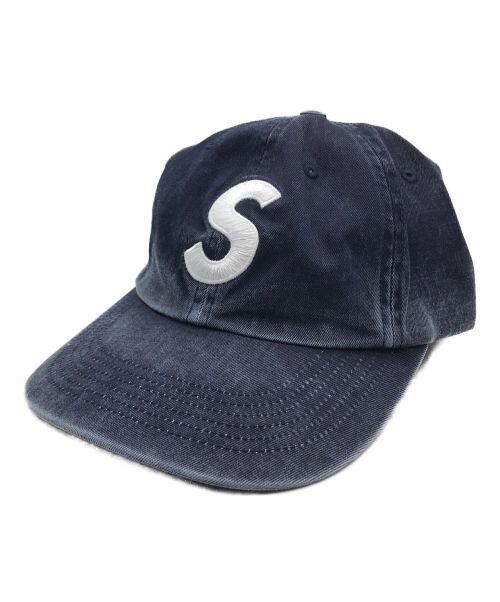 SUPREME（シュプリーム）SUPREME (シュプリーム) Pigment Canvas S Logo 6-Panel ネイビーの古着・服飾アイテム