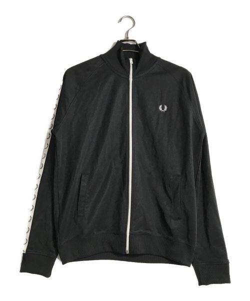 FRED PERRY（フレッドペリー）FRED PERRY (フレッドペリー) トラックジャケット ブラック サイズ:Lの古着・服飾アイテム