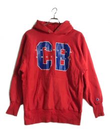 Champion REVERSE WEAVE（チャンピオン リバース ウィーブ）の古着「90s リバースウィーブパーカー」｜レッド