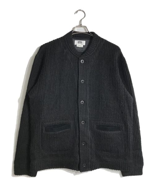 eYe COMME des GARCONS JUNYAWATANABE MAN（アイ コム デ ギャルソン ジュンヤ ワタナベ マン）eYe COMME des GARCONS JUNYAWATANABE MAN (アイ コム デ ギャルソン ジュンヤ ワタナベ マン) ニットカーディガン ブラック サイズ:Ｌの古着・服飾アイテム