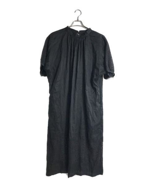 BROCANTE（ブロカント）BROCANTE (ブロカント) リネンガウンワンピース ブラック サイズ:2の古着・服飾アイテム