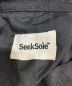 中古・古着 SEEKSOLE (シークソール) ss twill slacks グレー サイズ:M：7000円