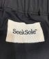 中古・古着 SEEKSOLE (シークソール) Classic logo hybrid shorts ブラック サイズ:L：6000円