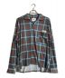 YONGER SONG（ヤンガーソング）の古着「mesh ombre check shirt」｜ブラウン×ブルー