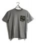 Aape BY A BATHING APE（エーエイプ バイ アベイシングエイプ）の古着「ポケットTシャツ」｜グレー