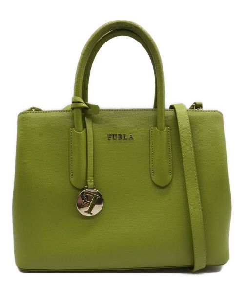 FURLA（フルラ）FURLA (フルラ) 2WAYショルダーバッグ グリーンの古着・服飾アイテム