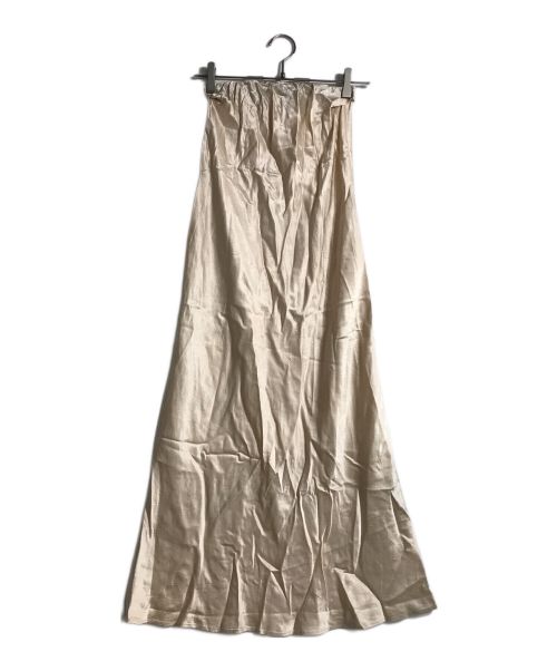 ENOF（イナフ）ENOF (イナフ) ace long straight skirt アイボリー サイズ:Lの古着・服飾アイテム
