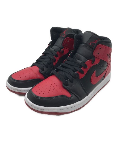 NIKE（ナイキ）NIKE (ナイキ) AIR JORDAN 1 MID レッド×ブラック サイズ:25.5cmの古着・服飾アイテム