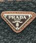 中古・古着 PRADA (プラダ) ツイードハンドバッグ ブラック×ブラウン：9000円