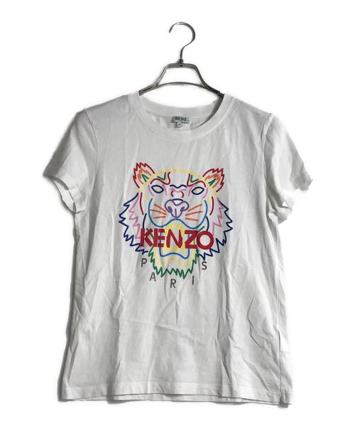 KENZO（ケンゾー）KENZO (ケンゾー) TIGER ロゴ Tシャツ ホワイト サイズ:Mの古着・服飾アイテム