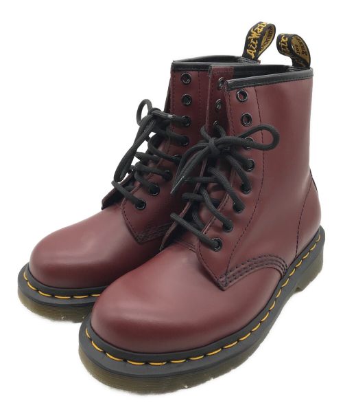 Dr.Martens（ドクターマーチン）Dr.Martens (ドクターマーチン) 8ホールブーツ レッド サイズ:UK3の古着・服飾アイテム