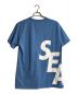 F.C.R.B. (エフシーアールビー) BRISTOL SEA BIG LOGO TE/プリントTシャツ ブルー サイズ:L：6000円